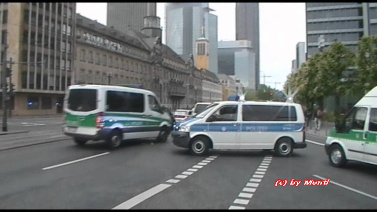 Polizeigroßeinsatz in Frankfurt/Main (Nach Bankenstürmung) bei der Demo am 18.5.2012