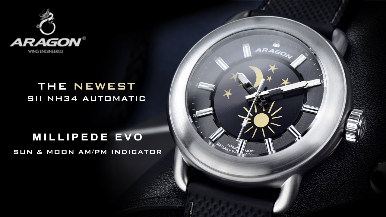 ARAGON® Millipede EVO Sun/Moon Automatic