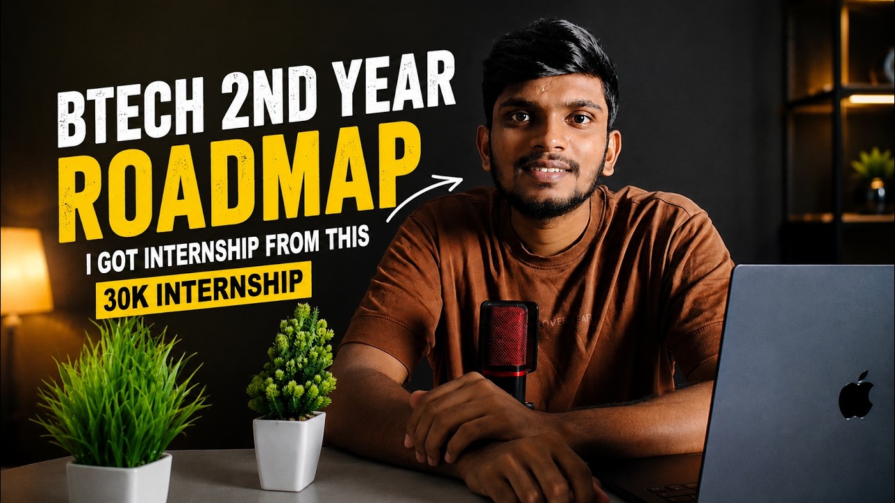 BTech 2nd Year Roadmap (2026) | Crack Placements in 2 Years 🚀
