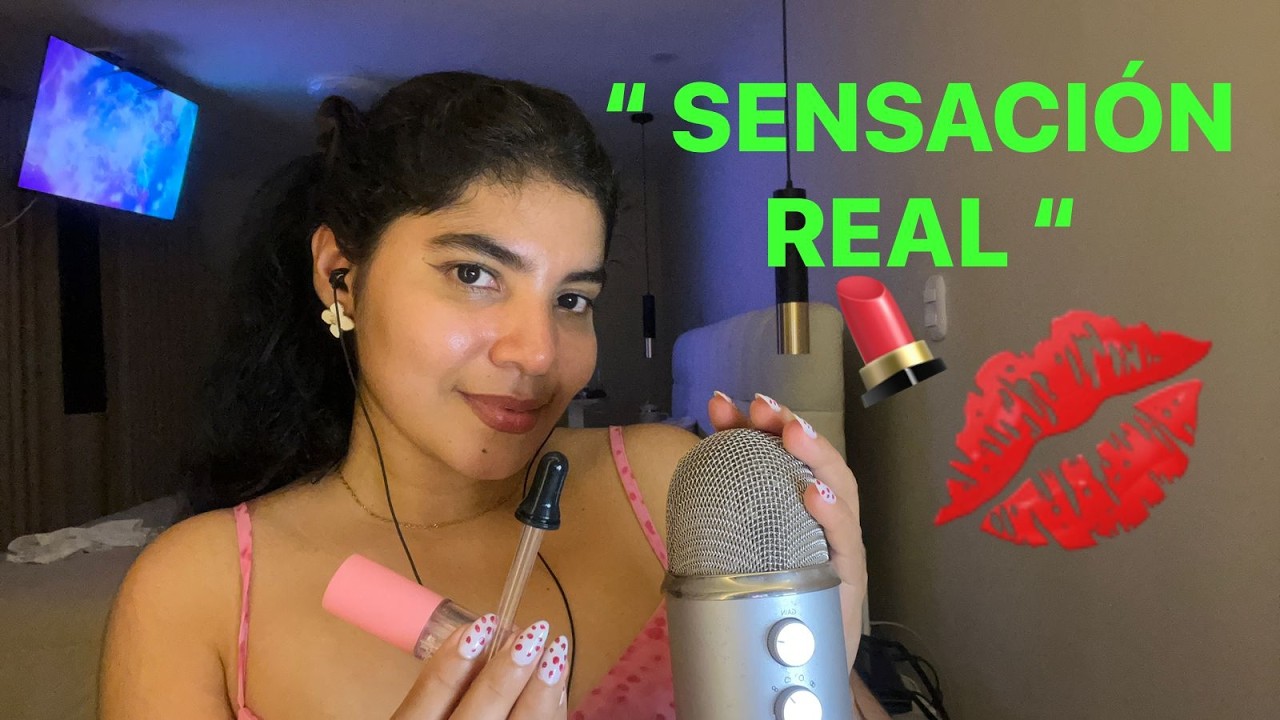 ¿TE ATREVES A SENTIRLO? 🫦 Gotero + Gloss (Peligrosamente relajante) #relax #asmr #sleepaid #tingles