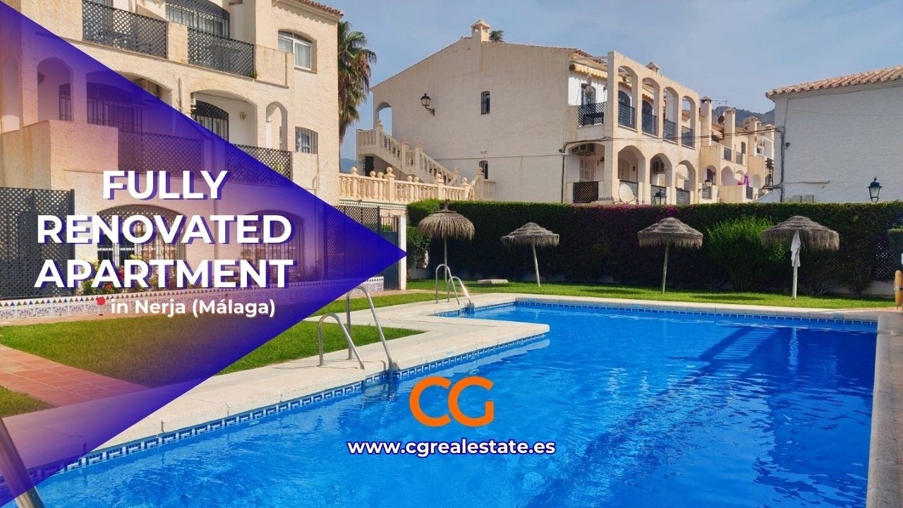 FOR SALE | Beautiful 3-bedroom, 2-bathroom apartment in Nerja with communal pool, 900m from beach
