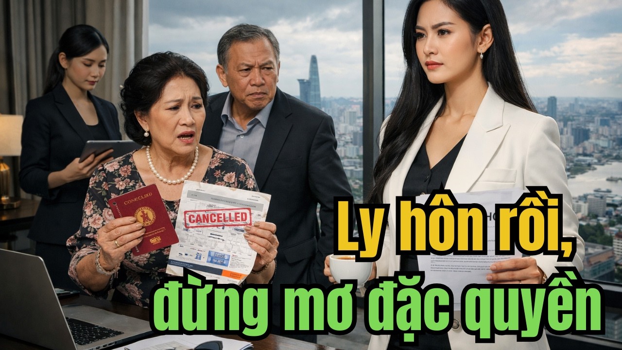 Vừa Ly Hôn, Tôi Hủy Visa Hạng Sang Của Mẹ Chồng Trước Chuyến Du Lịch 7 Nước