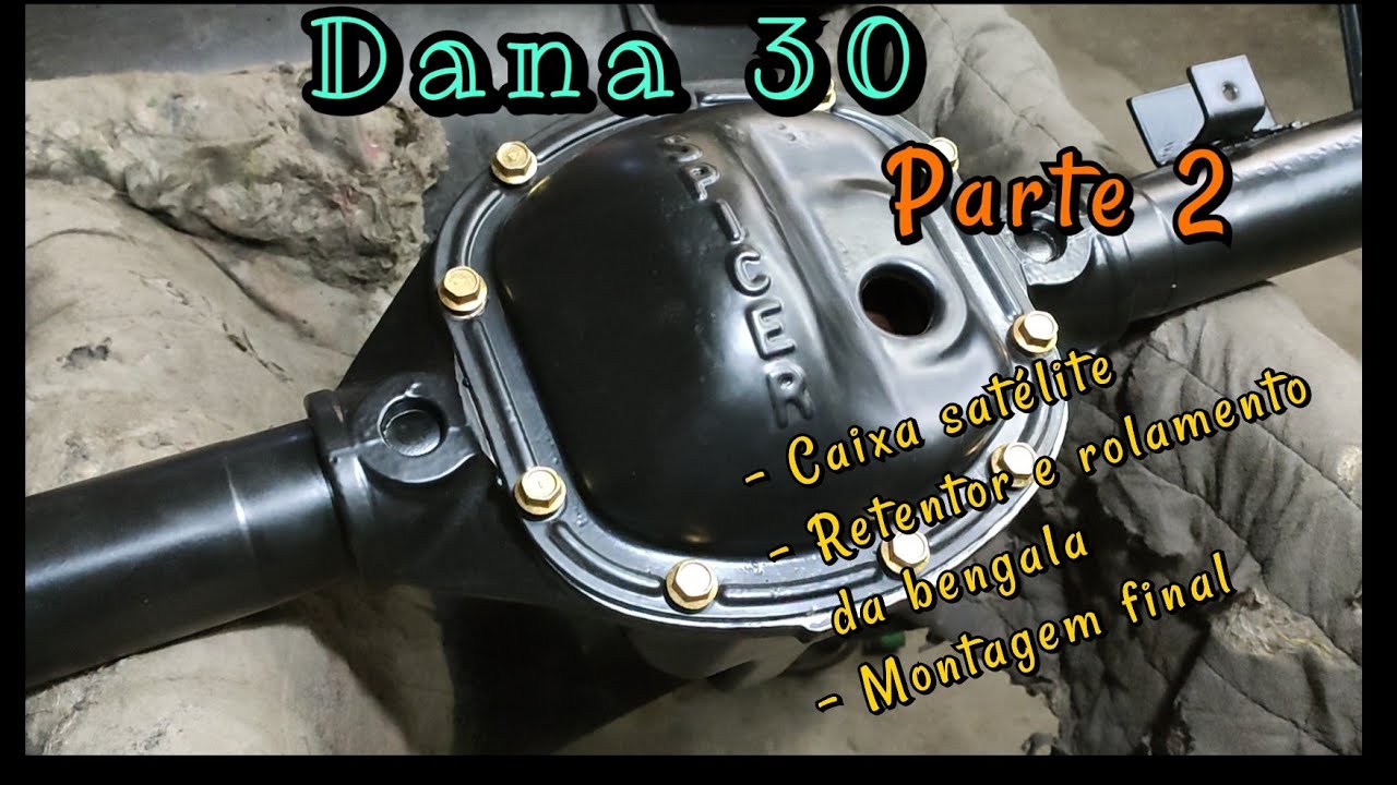 Diferencial Dana 30 Chevrolet Opala / Caravan Parte 2 - Montagem da caixa satélite e bengalas!