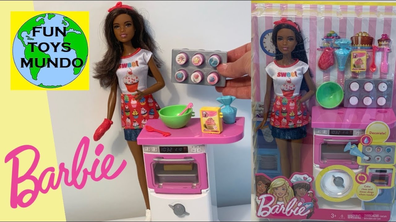 Barbie Baker Cupcake (Color Change) Unboxing Review with Fun Toys Mundo