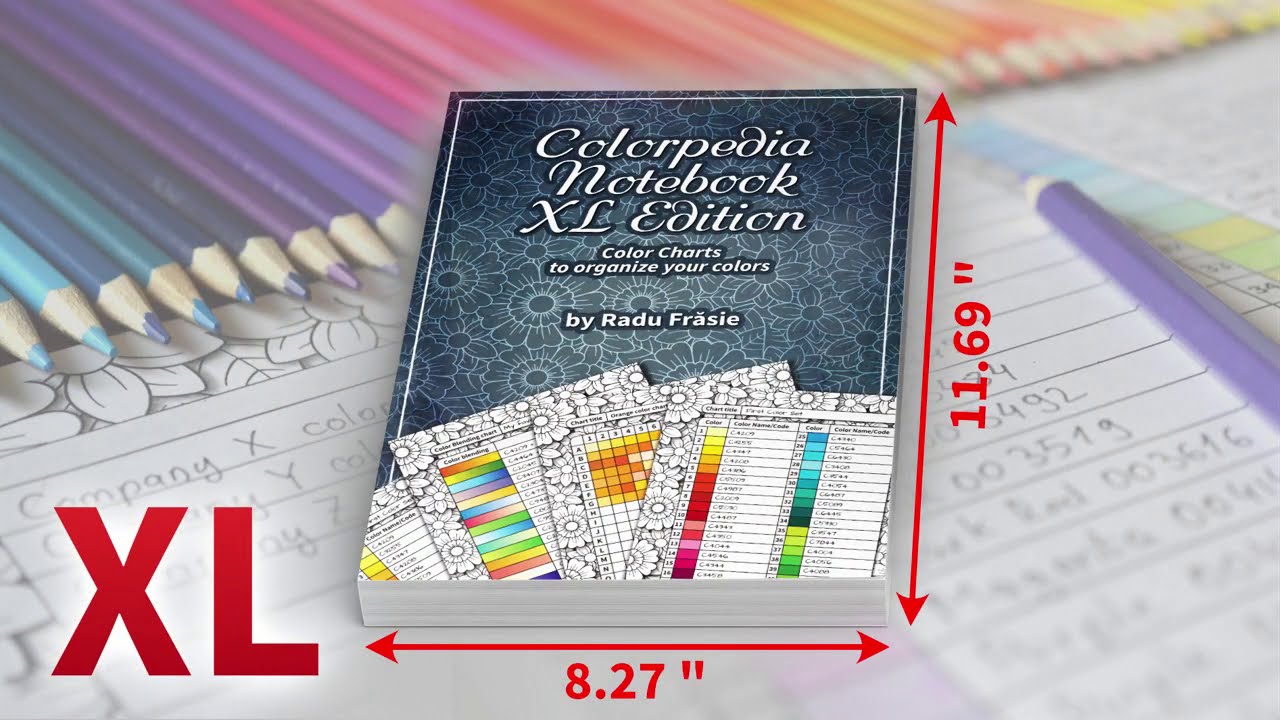 Colorpedia Notebook XL Edition by Radu Frasie - flip through on mock-up