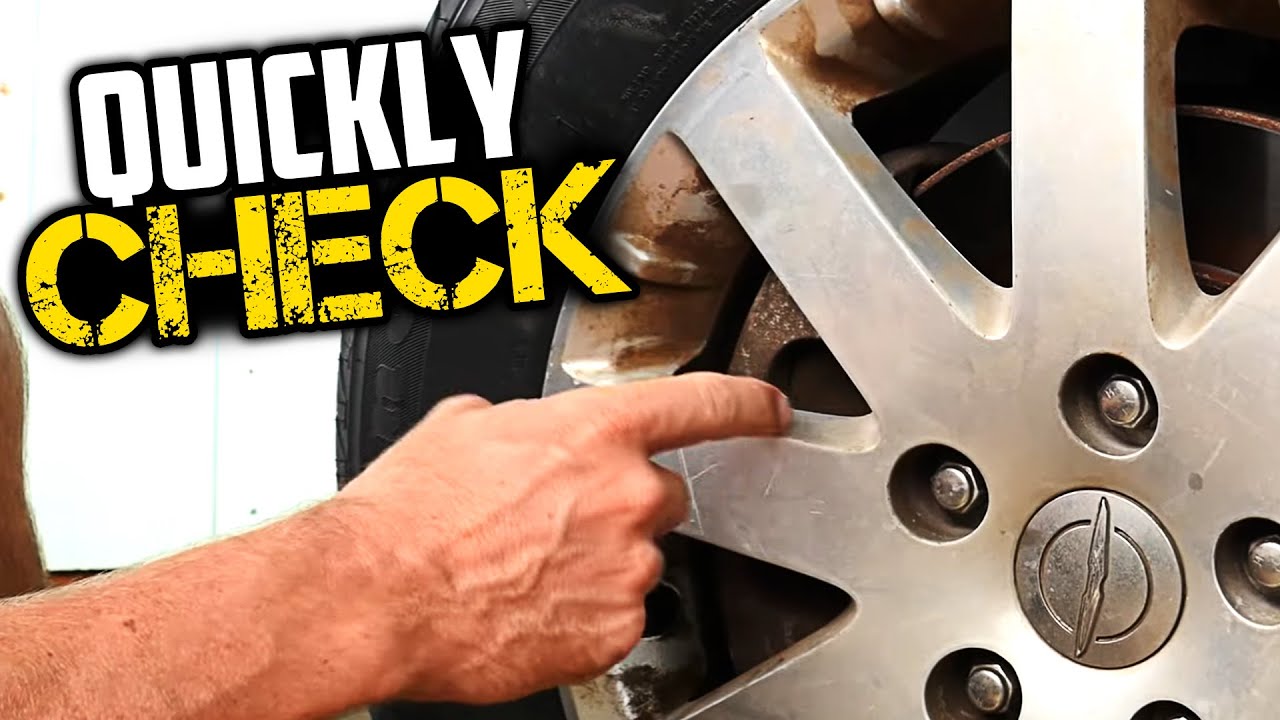 How To quickly Check Your Brake Pads and Rotors - Don't Waste $$ Changing them Too Soon!!