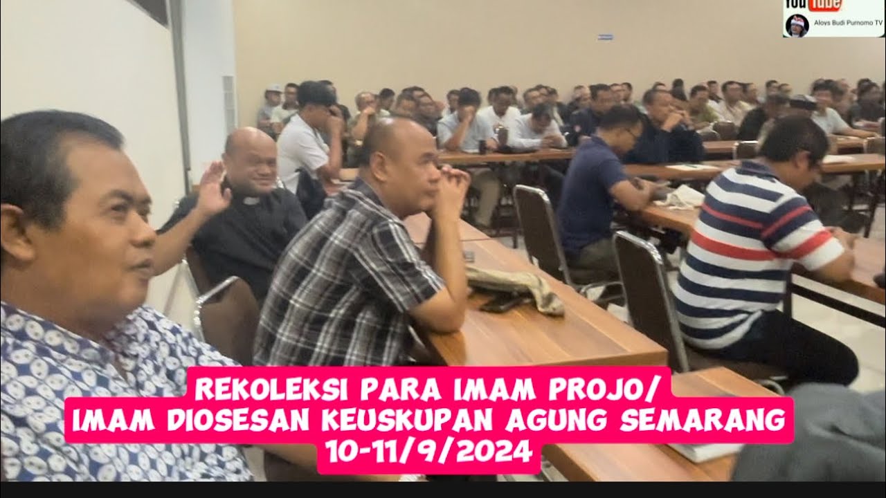 Segini Banyak Pria Romo Projo KAS semua|Sukacita Rekoleksi Para Romo Projo Keuskupan Agung Semarang