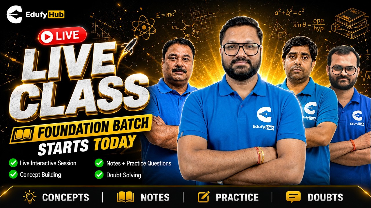 NEET UG 2027 Foundation Batch Live Class Complete Course Physics Chemistry Biology Starts Today
