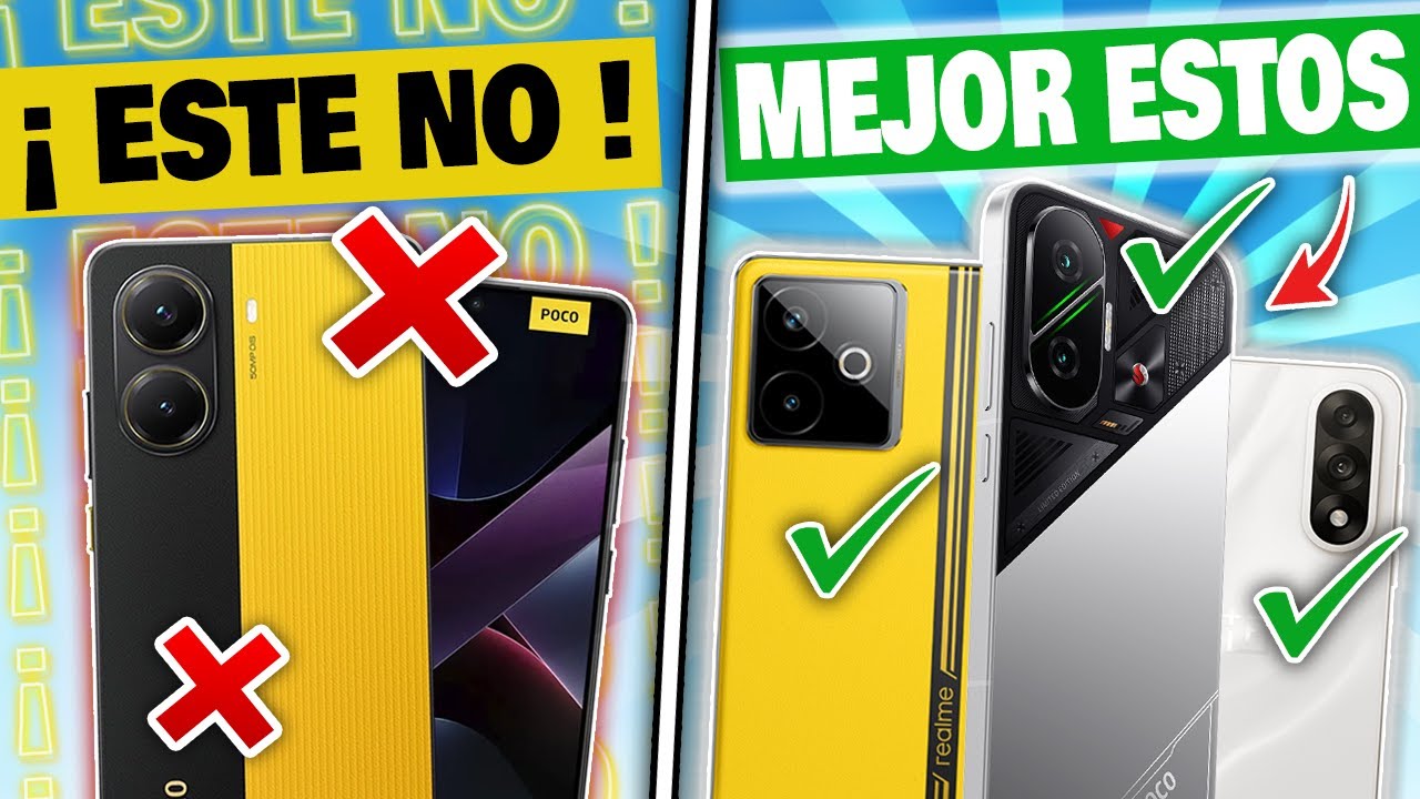 ✅ Top 5 celulares MEJORES que el Poco X7 Pro ❌ ¡NO COMETAS UN ERROR!
