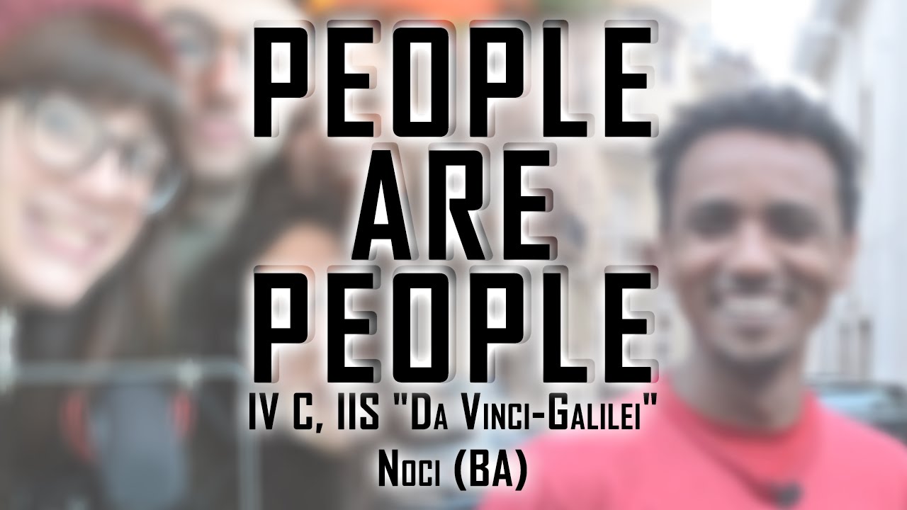 PEOPLE ARE PEOPLE - IV C, IIS 