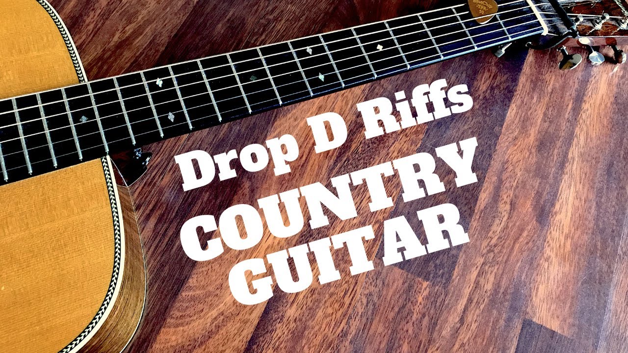 DROP D COUNTRY GUITAR RIFFS [Guitar Lesson]