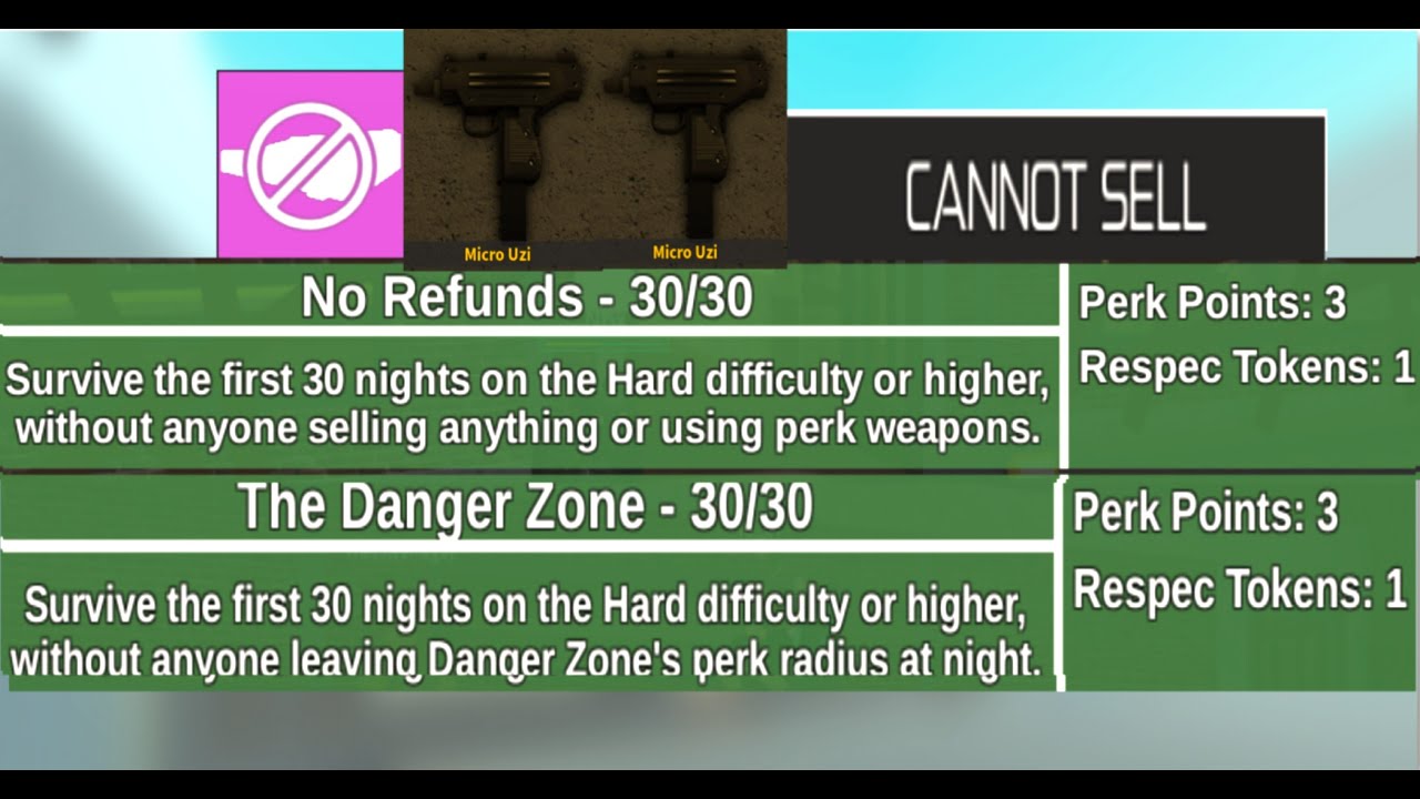 (Guide) Danger zone+No refunds challenges at the same time is easy, 5 slots (Outdated)