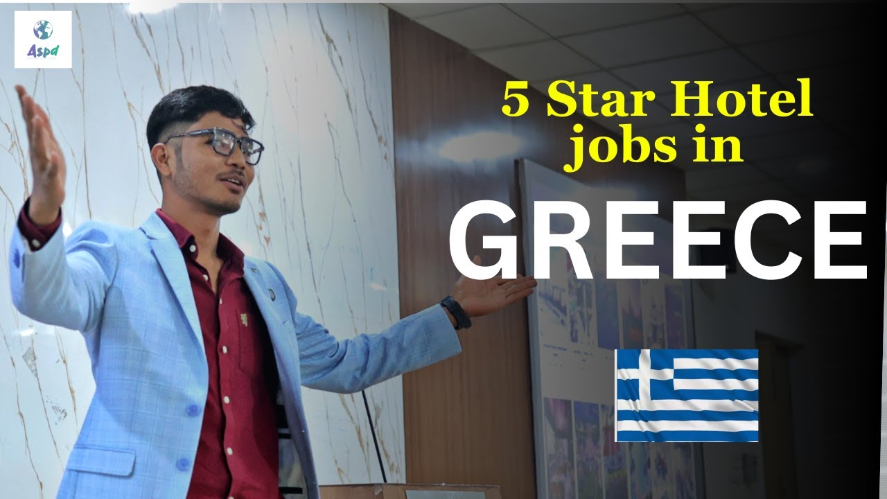 Greece jobs for Hoteliers in 5 star hotels/ 5 years TRC in Europe / Freshers Can apply