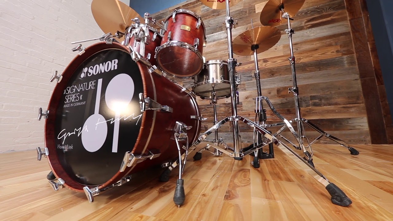 Sonor Signature Heavy Beech Drum Kit - African Bubinga - Drumazon Showreel