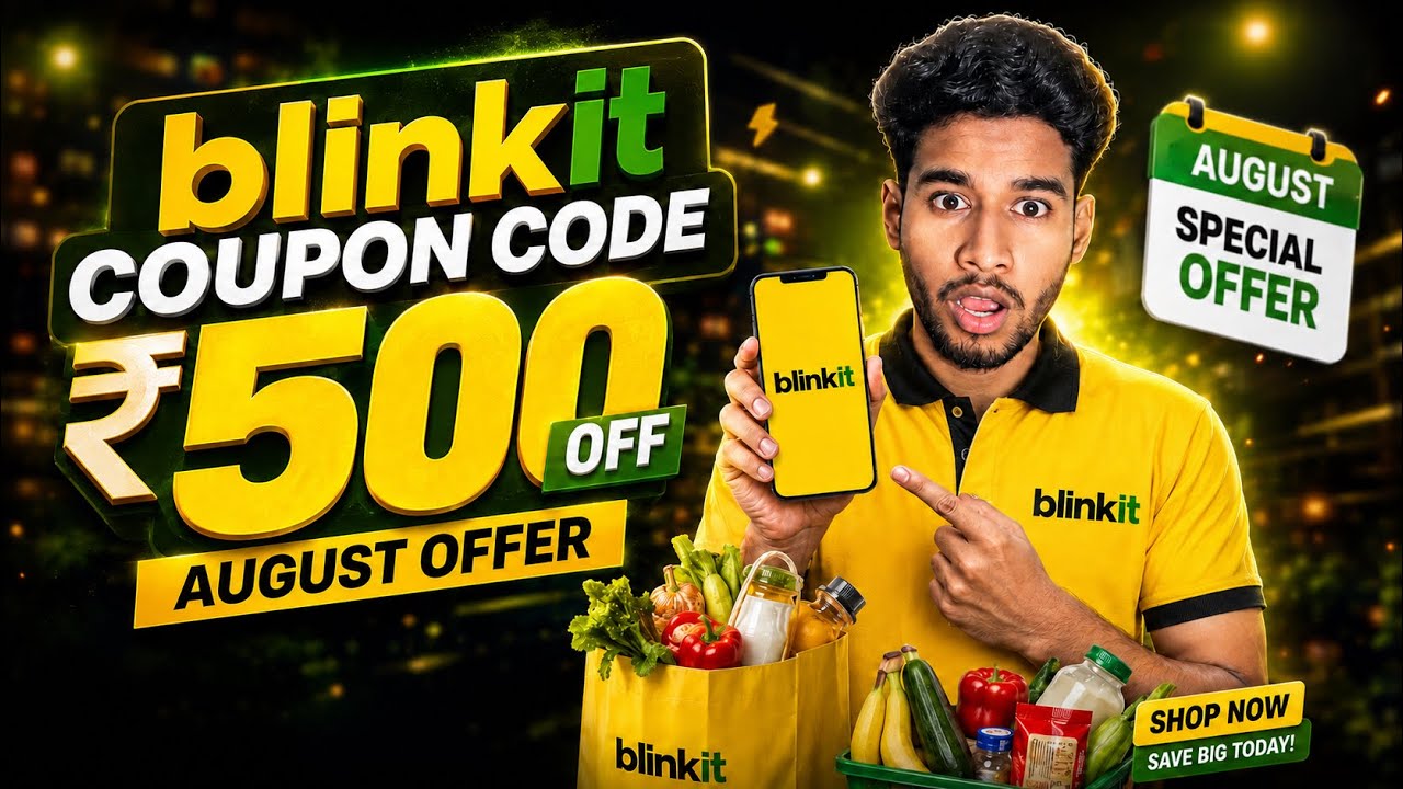 🚀 Blinkit Coupon Code Today | New Blinkit Offers & Friendship Day Deals 2026 🎁 Save Big Instantly! 💙