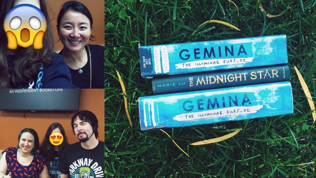 MEETING MARIE LU, AMIE KAUFMAN & JAY KRISTOFF! |  GEMINA BOOK SIGNING VLOG
