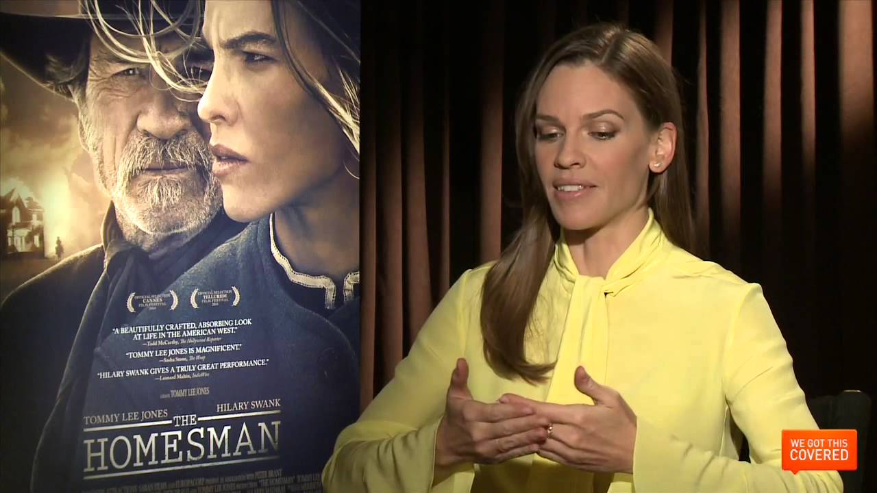 The Homesman Interview With Tommy Lee Jones and Hilary Swank [HD]