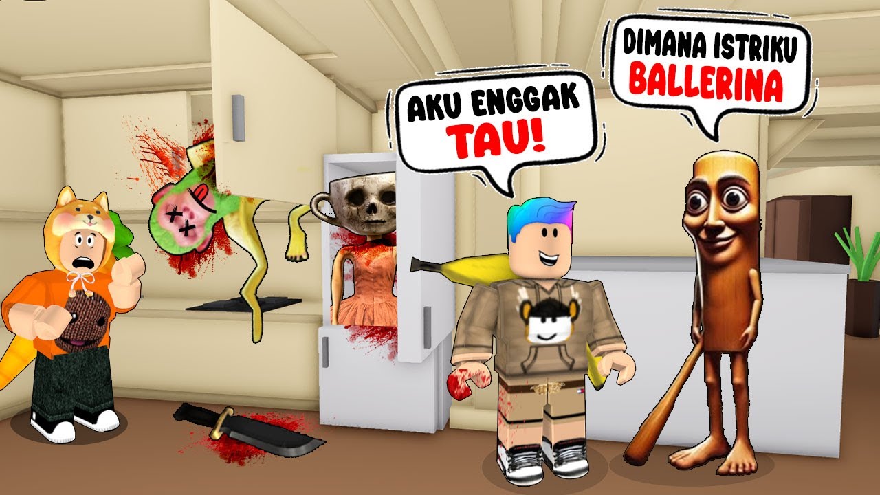 AKU DAN SKOBI HARUS SEMBUNYIN MAYAT Ballerina Capuchina DAN Chimpanzini Bananini! JANGAN SAMPE......
