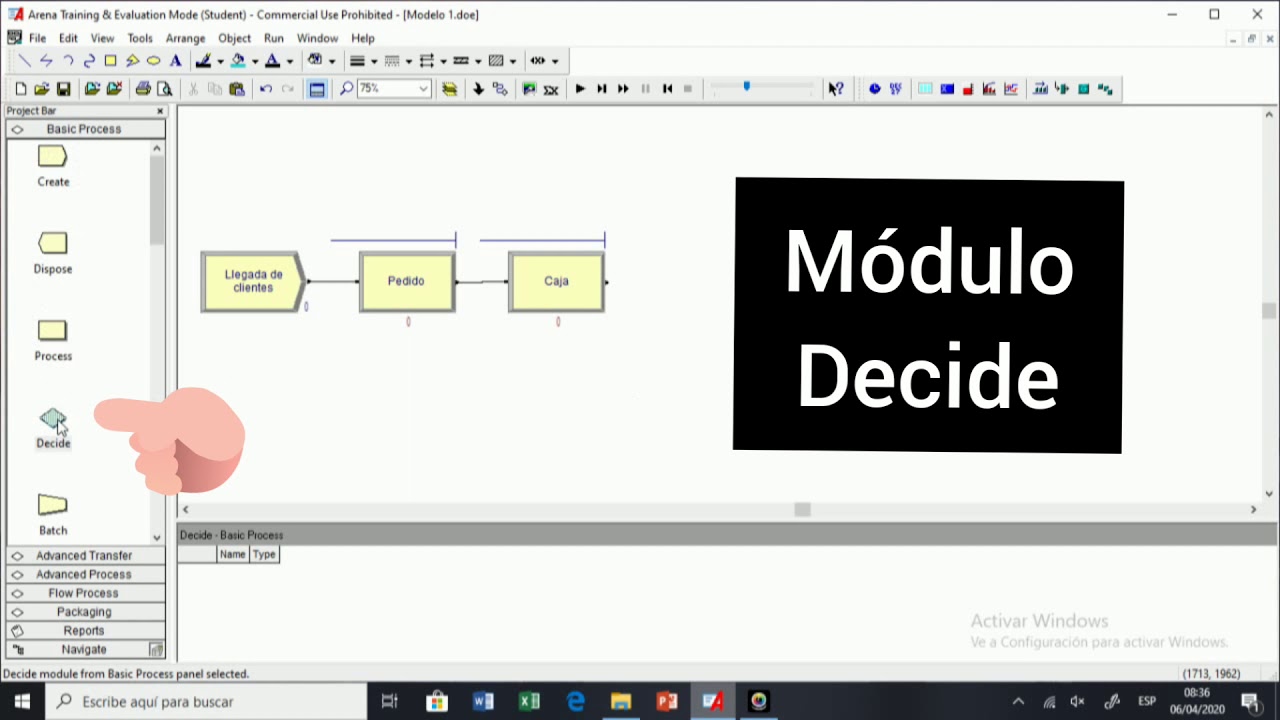 # 5: MÓDULOS DECIDE, RECORD Y DISPOSE: Software Arena