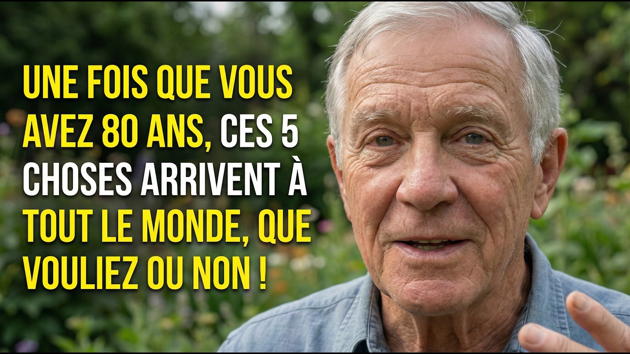J’ai 83 ans... Après 80 ans, ces 5 choses arrivent à tout le monde