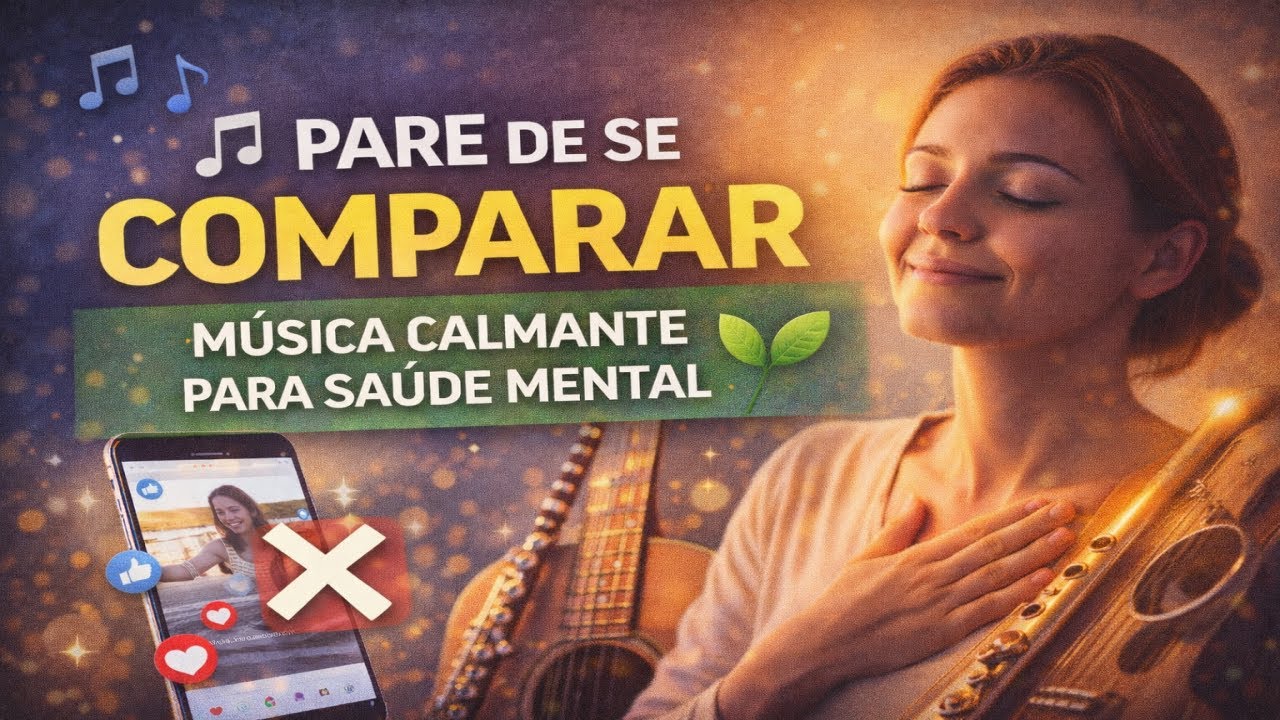 🎵 Pare de se Comparar | Música Calmante para Saúde Mental 🌿 Flauta & Pop Acústico