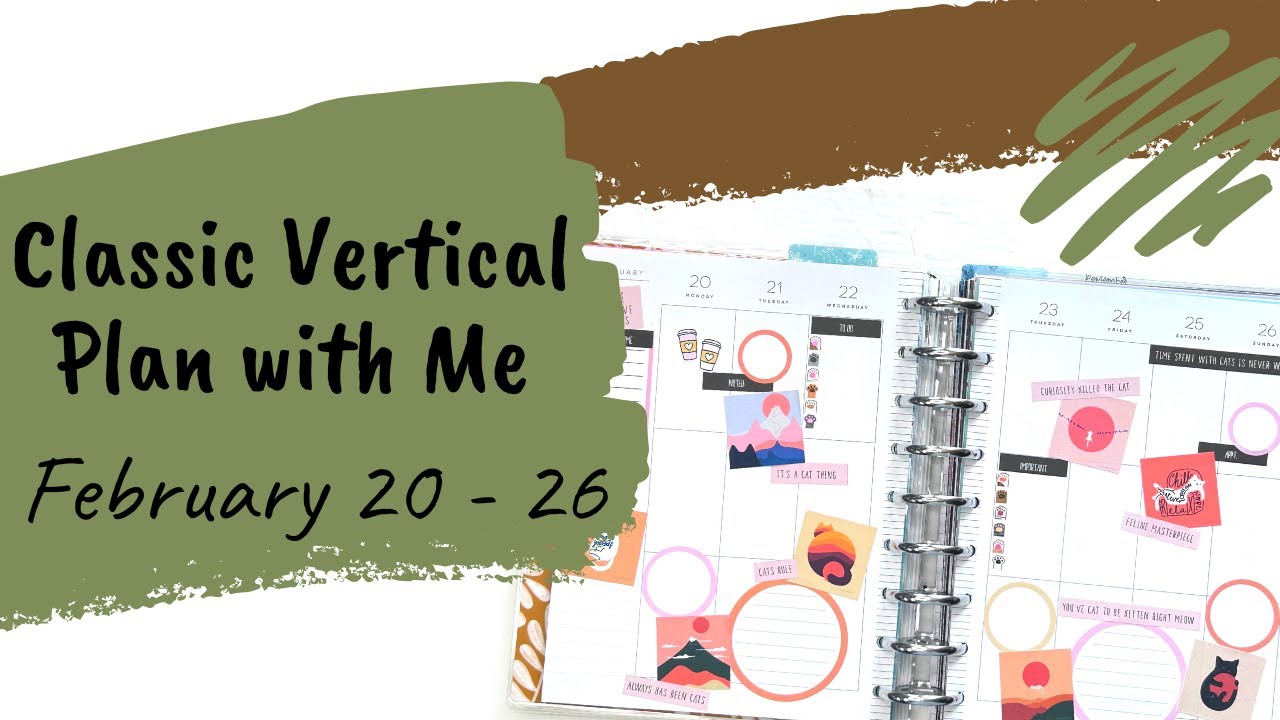 Classic Vertical Plan with Me for February 20 - 26 with Judi of JLBCrafts