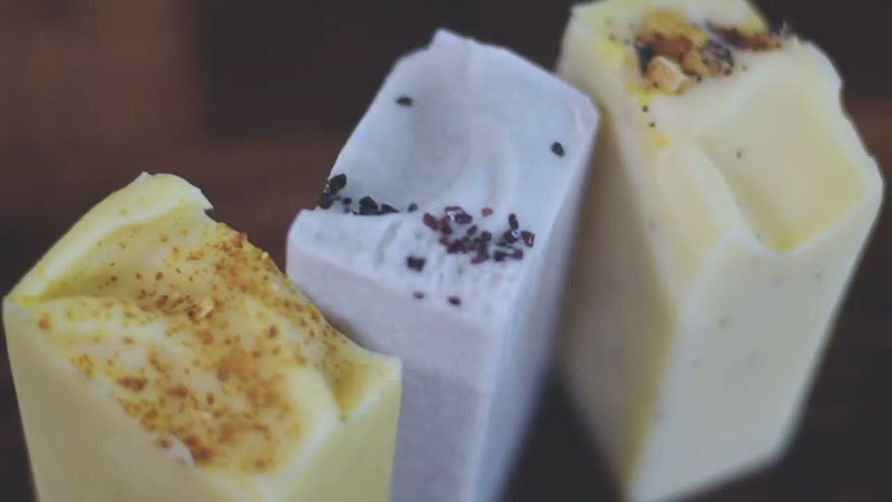 Lemon Poppyseed 🍋 Aloe & Pink Himalayan Salt and Orange Patchouli 🍊 Soap Making