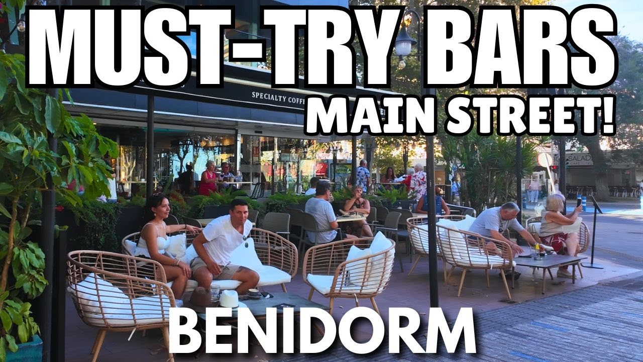 Benidorm Main Street: Must-Try Bars, Restaurants & Crowded Streets! 🌟