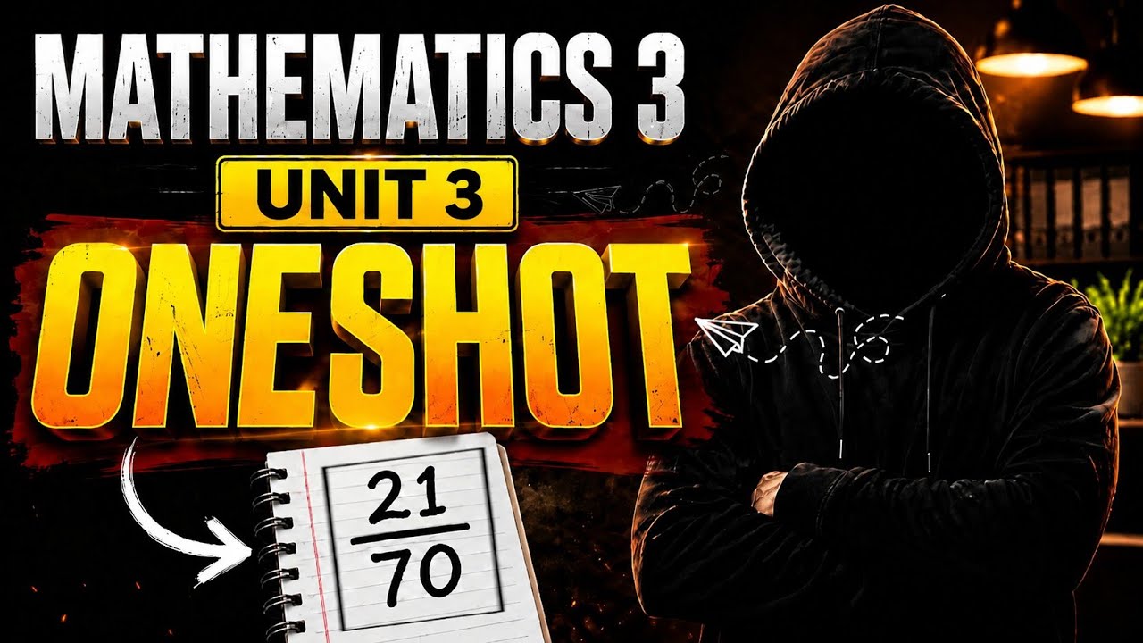 Mathematics-3 Unit-3 One Shot | Complete Revision | RGPV 4th Sem