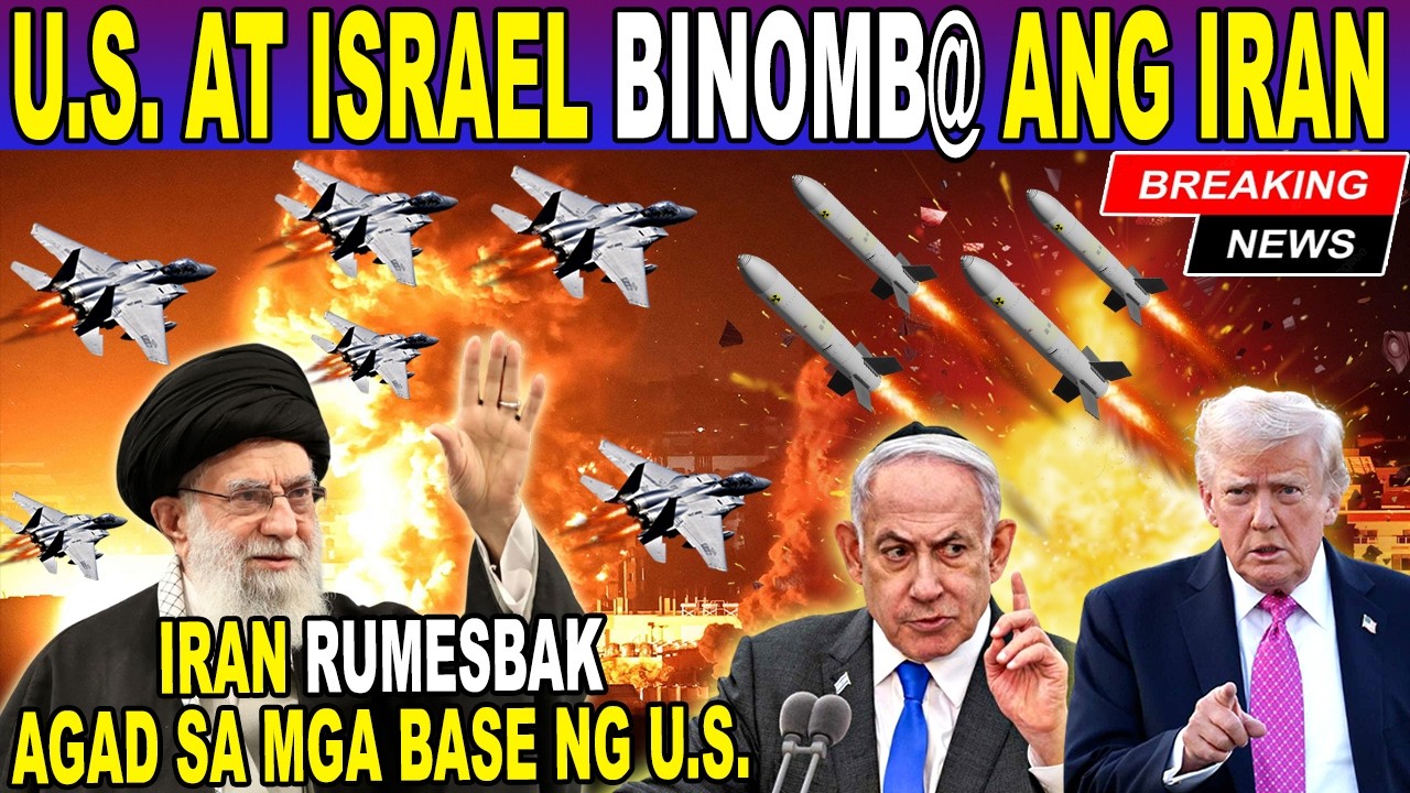 BREAKING NEWS! AMERIKA at ISRAEL BIN*MBA ang IRAN! IRAN RUMESBAK AGAD