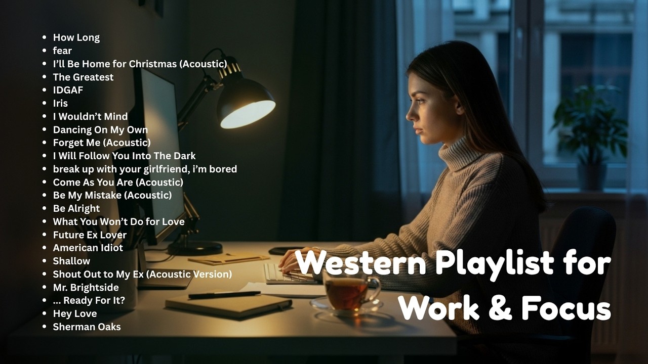 Western Playlist for Work 🎯🎵 Productivity & Focus Instrumental