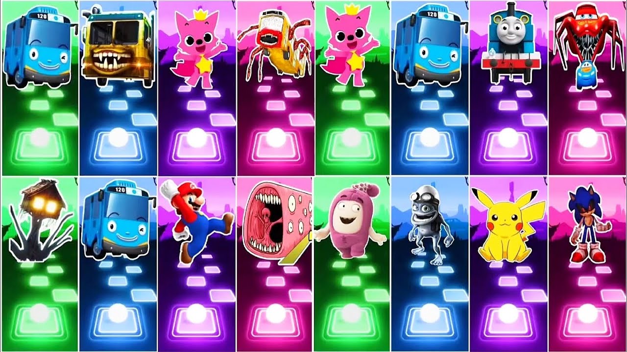 EATER 🆚 EXTRA SLIDE 🆚 SKIBIDI TOILET 🆚 HOUSE HEAD 🆚 ODDBODS | Tiles Hop EDM Rush!