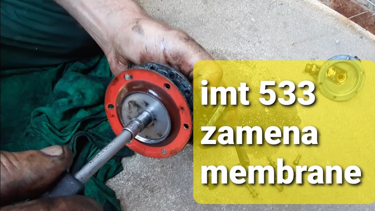 Skidanje AC pumpe i zamena membrane - traktor imt 533