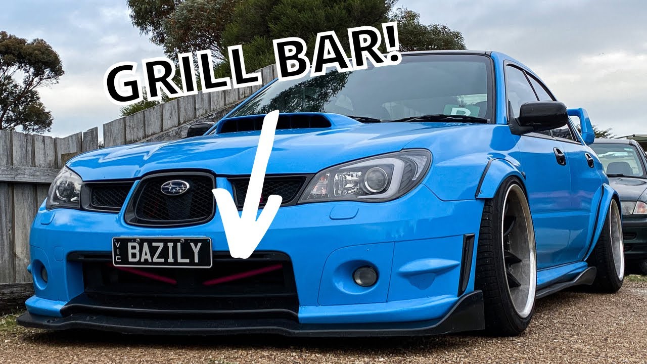 This SIMPLE mod is SO AGGRESSIVE! | Front grill bar for hawkeye wrx!