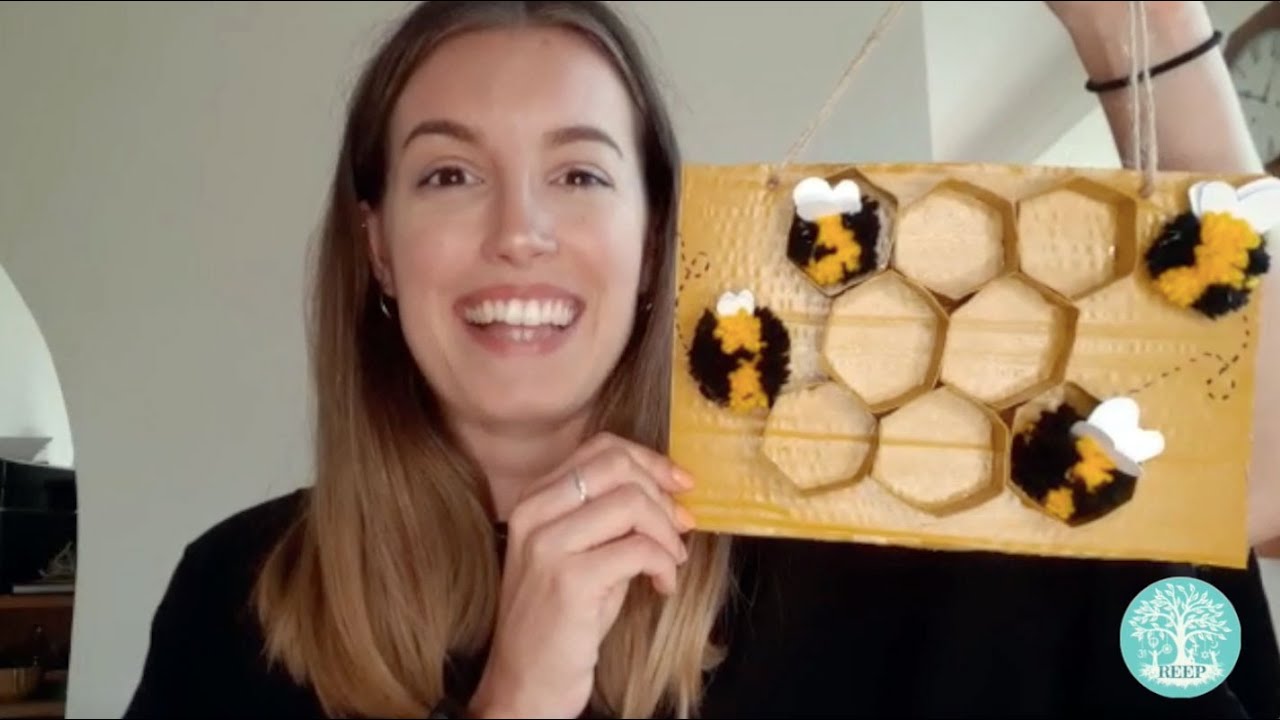 ETG Pompom Bees in Honeycomb Tutorial