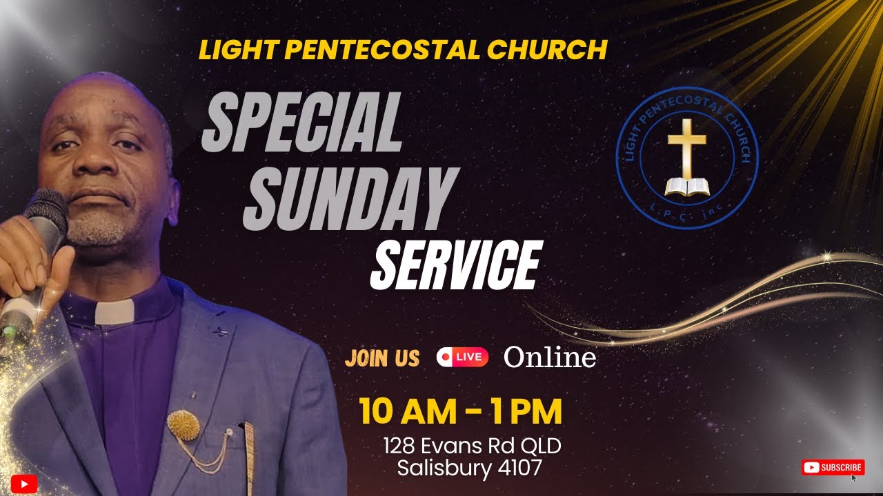 Welcome To Light Pentecostal Church Service Online