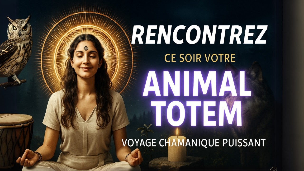 Voyage Chamanique I Rencontrez votre Animal Totem I Méditation Guidée Nocturne