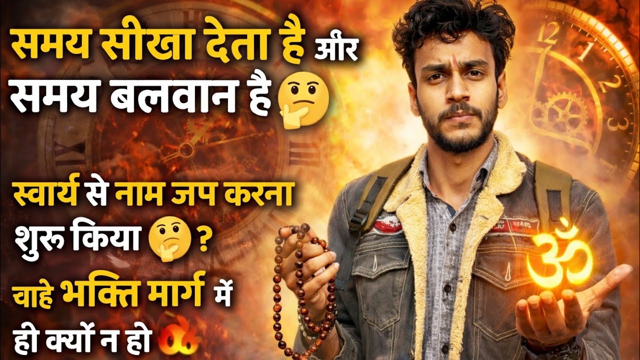 समय सब सिखा देता है | समय सबसे बड़ा बलवान क्यों है? 🤔भक्ति भी स्वार्थ से शुरू होती है? कड़वा सच 😱
