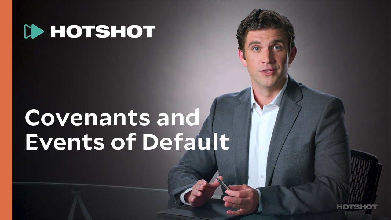 Covenants and Events of Default
