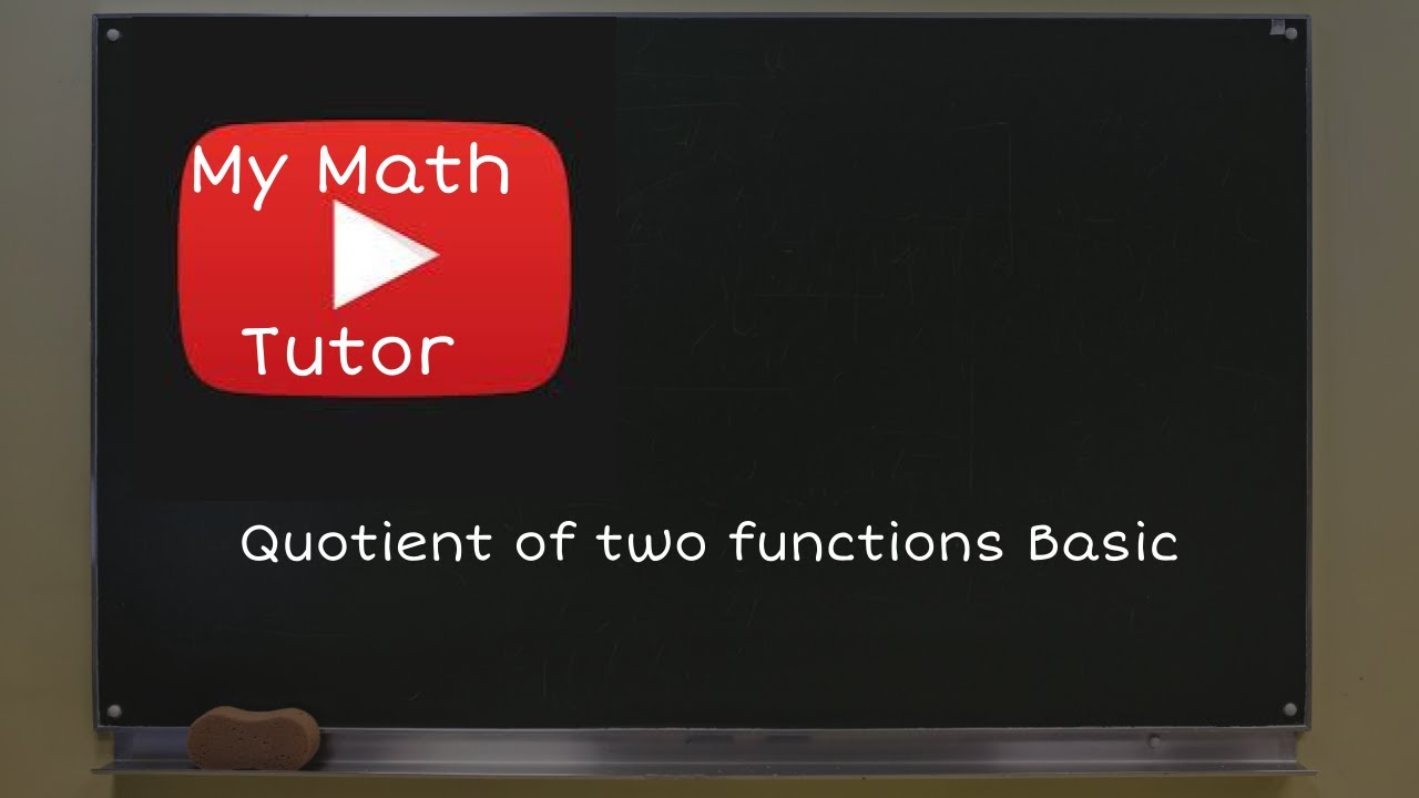 ALEKS | Quotient of two functions: Basic