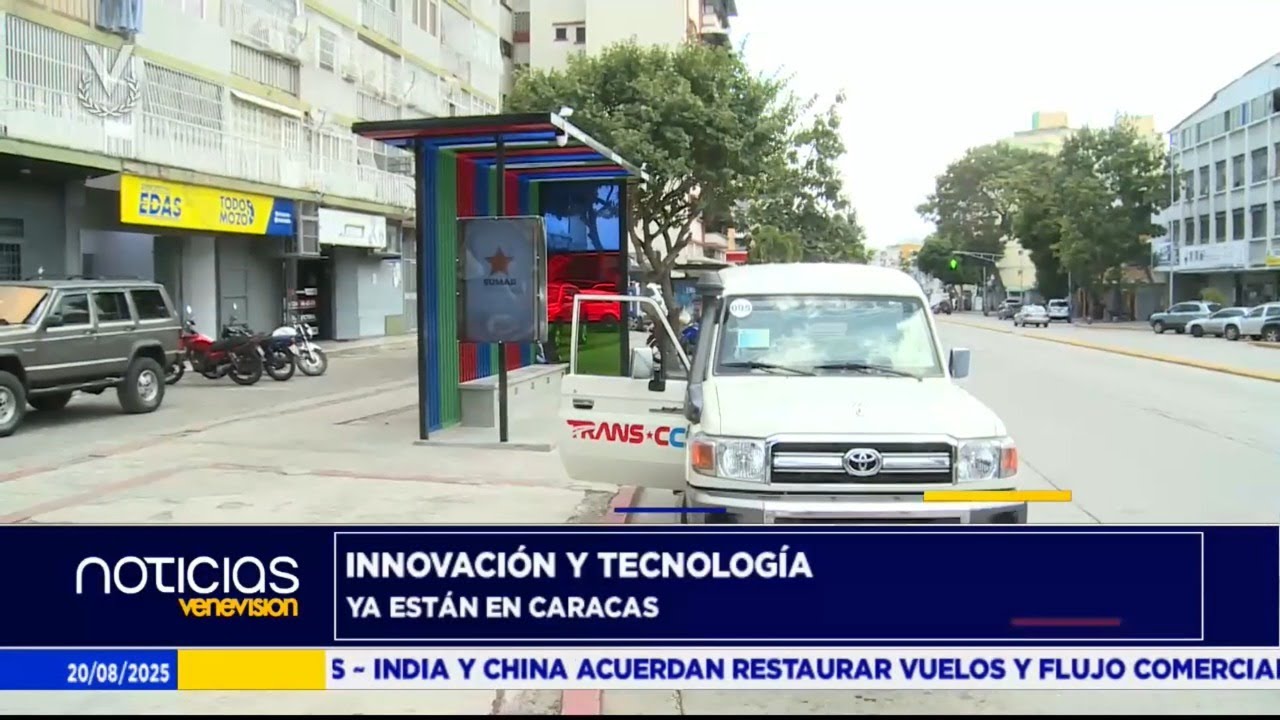 Caracas se moderniza: Llegan las nuevas paradas inteligentes