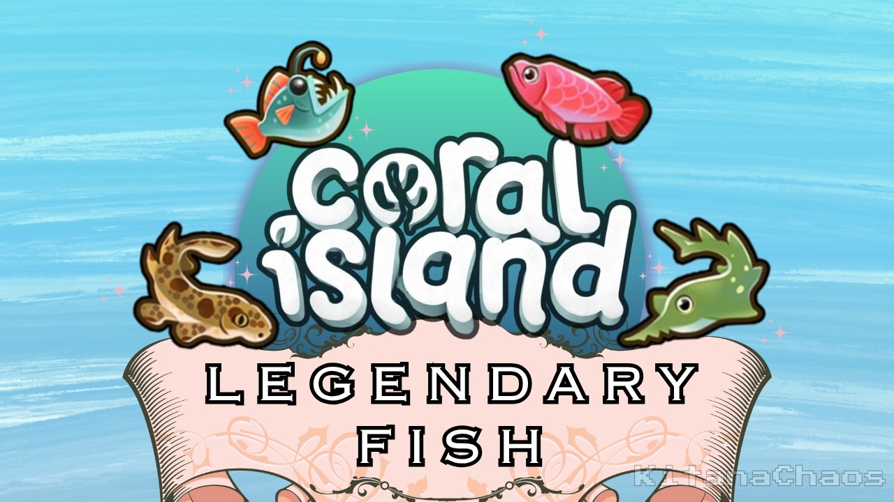All Legendary Fish in Coral Island 🐟 Locations, Times & How to Catch