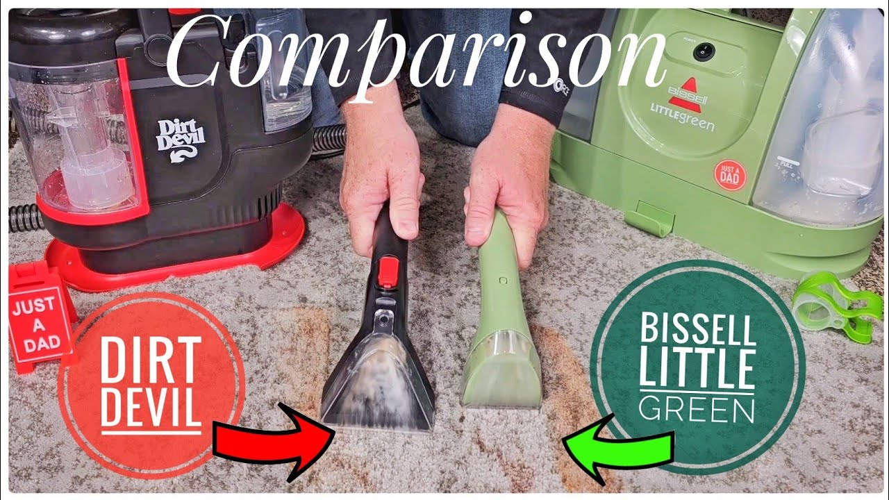 Dirt Devil vs Bissell Little Green Carpet Spot Cleaner Comparison