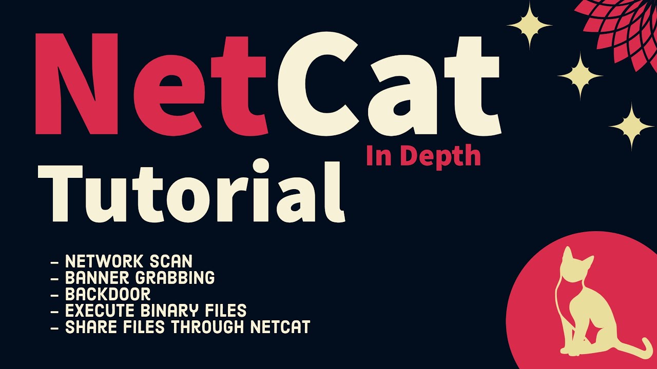 NetCat Tutorial in Depth | What is NetCat? How NetCat Works? Share Files Through NetCat | BackDoor 🐈