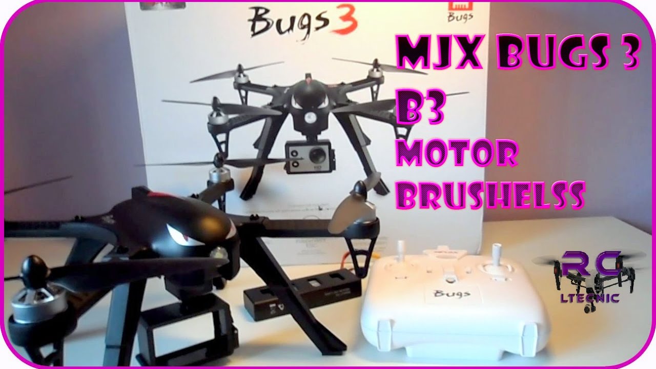 MJX  BUGS 3  en español drone motores brushless barato