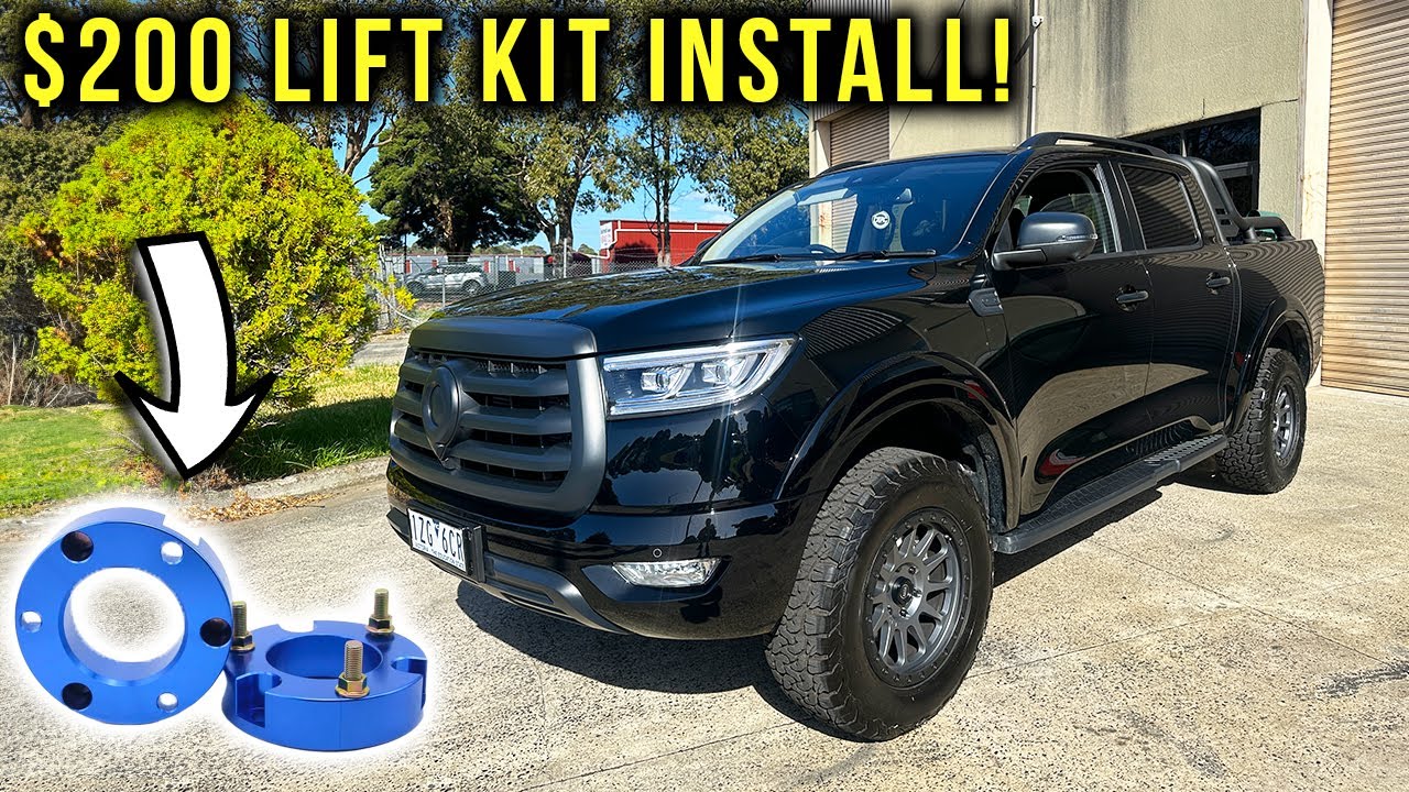 GWM Canon Vanta BUDGET Lift Kit Install + 275/65/18 Tyres
