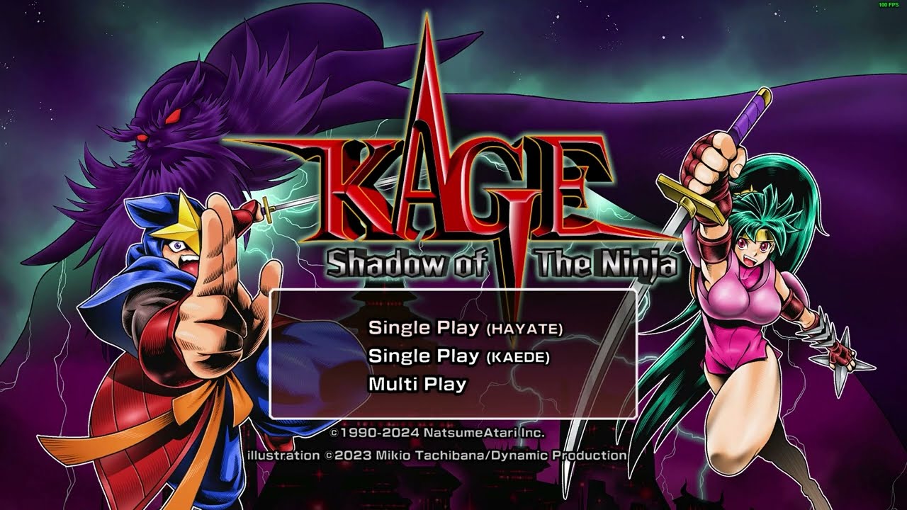 Kage Shadow Of The Ninja Demo - 1 Player -
