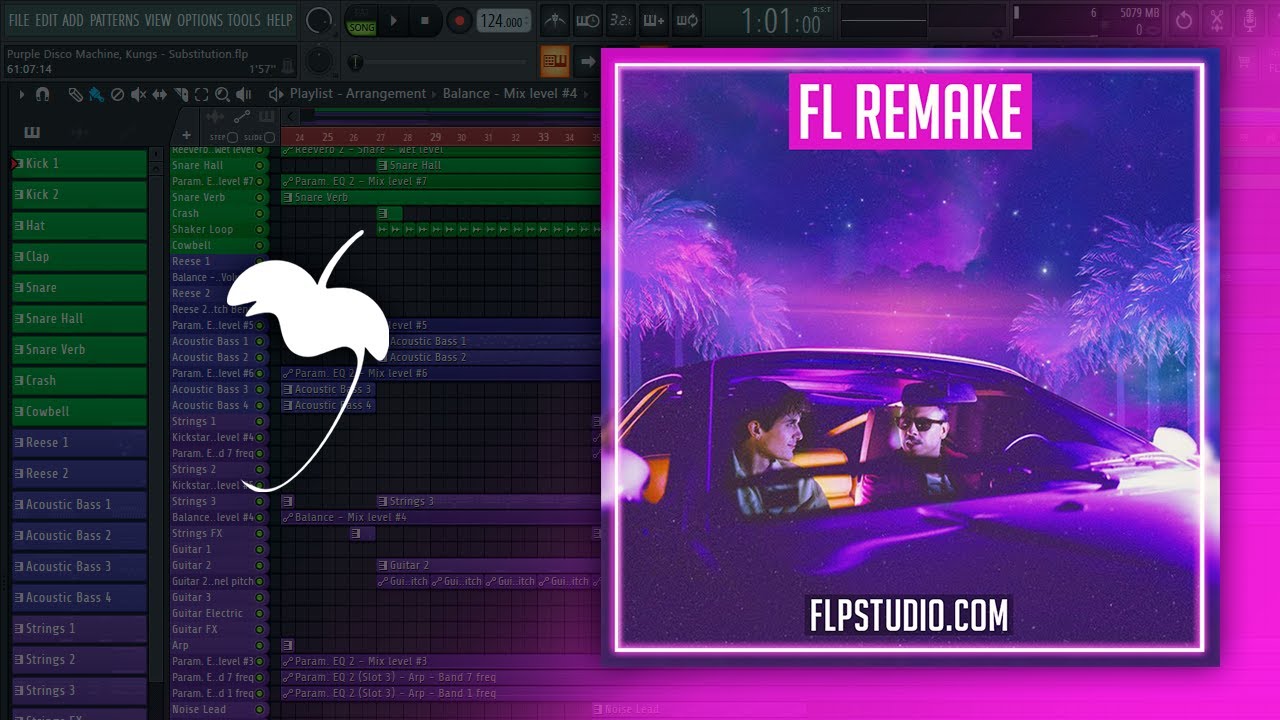 Purple Disco Machine, Kungs - Substitution (FL Studio Remake)