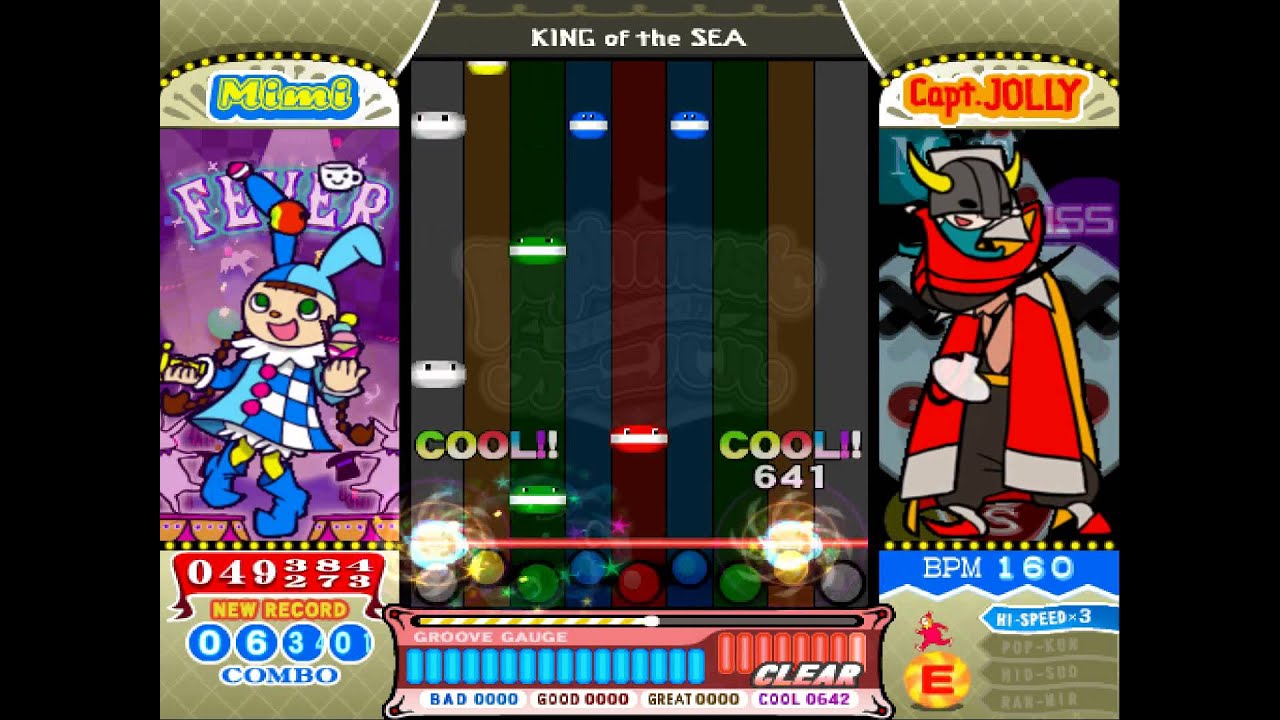 pop'n music カーニバル - KING of the SEA (EX) Autoplay