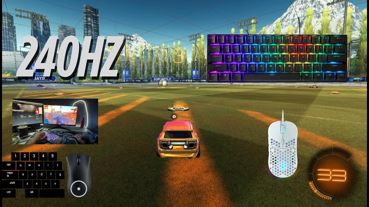 Keyboard ASMR 😴 Rocket League Ranked 2V2 🏆 Satisfying